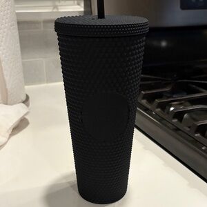 Starbucks black Tumbler with Straw
